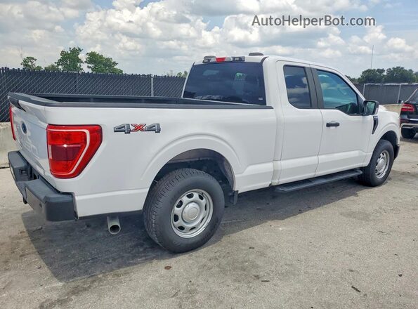 1FTFX1E57MKD08647 2021 FORD F150 Белый Передняя правая четверть