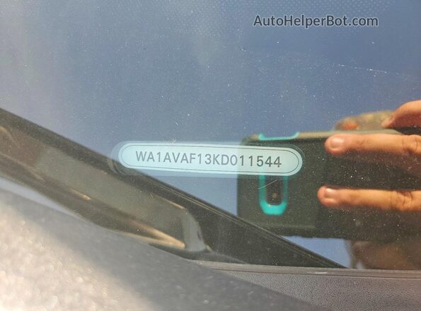 WA1AVAF13KD011544 2019 AUDI Q8 Black 360 interior view