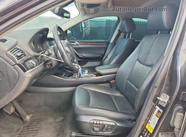 5UXXW3C55H0T78038 2017 BMW X4 Gray Widok deski rozdzielczej