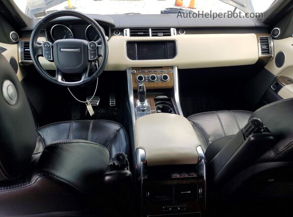 SALWR2PF2GA101169 2016 LAND ROVER RANGE Черный Вид щитка приборов