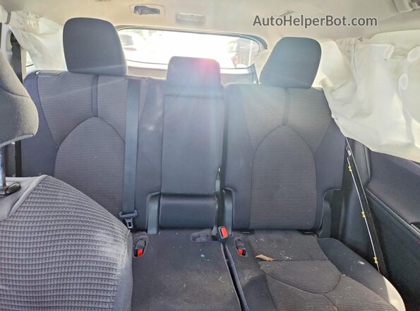 5TDCZRAH6NS123611 2022 TOYOTA HIGHLANDER White Սալոնի հետևի տեսք