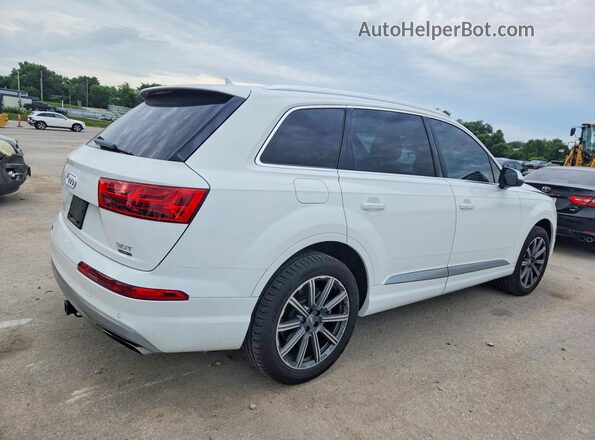 WA1AAAF76JD005400 2018 AUDI Q7 Белый Передняя правая четверть