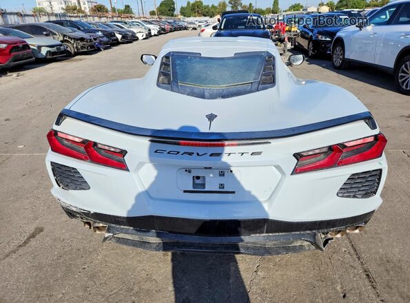 1G1YA2D45N5120615 2022 CHEVROLET CORVETTE Белый Вид салона спереди