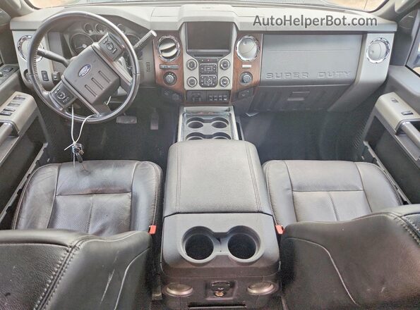 1FT7W2BT0GEB49196 2016 FORD F250 Black ხელსაწყოთა პანელის ხედი