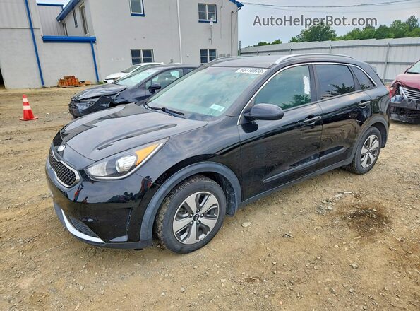 KNDCB3LC7K5245558 2019 KIA NIRO Черный Задняя левая четверть
