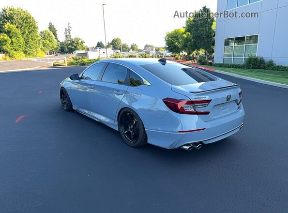 1HGCV2F30NA014835 2022 HONDA ACCORD Blue Przód prawy