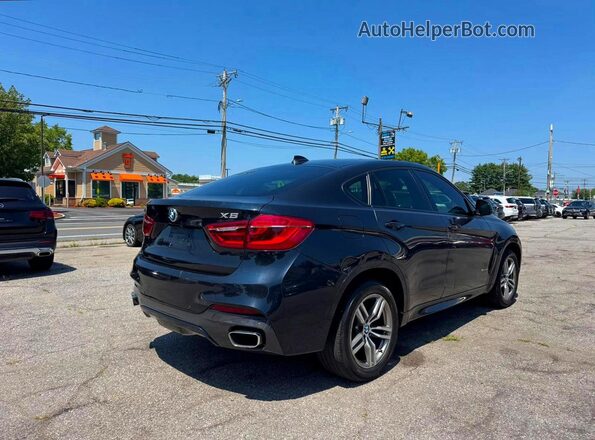 5UXKU0C51J0G80952 2018 BMW X6 Black Դիմացի տեսք