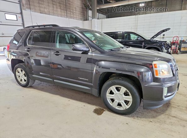 2GKFLTE34G6350288 2016 GMC TERRAIN Черный Вид спереди