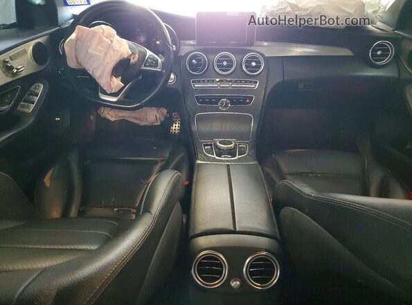 55SWF4JB3JU273189 2018 MERCEDES-BENZ C Black Dashboard view