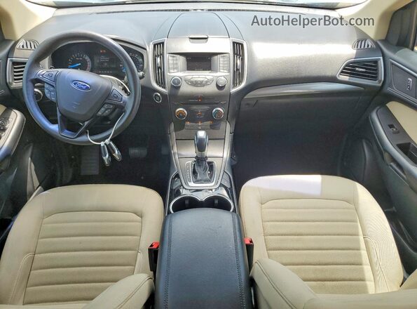 2FMPK3G94GBC40431 2016 FORD EDGE Синий Вид щитка приборов