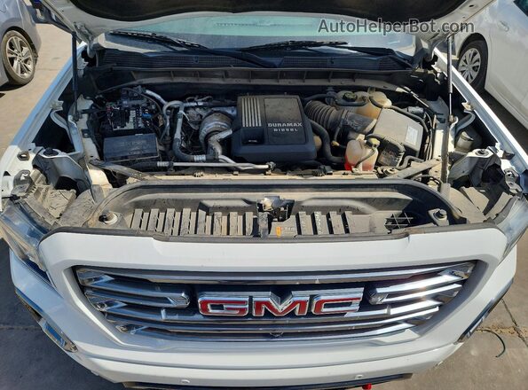 3GTU9EET9MG187408 2021 GMC SIERRA White ძრავის განყოფილების ხედი