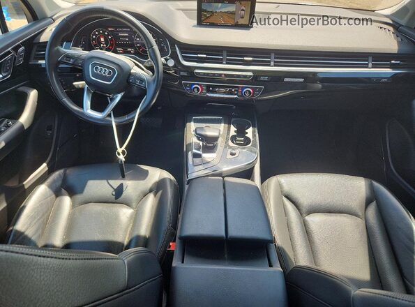 WA1LAAF75KD040813 2019 AUDI Q7 Black Vista del cuadro de instrumentos