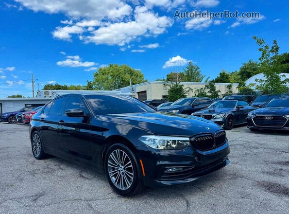WBAJE7C55JG891091 2018 BMW 5 SERIES Black Rear left