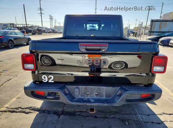 1C6HJTAG8LL164782 2020 JEEP GLADIATOR Черный Вид салона спереди