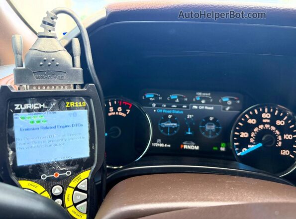 1FTEW1E55KFC64829 2019 FORD F150 White Vista del cuadro de instrumentos