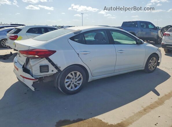 5NPD74LF3HH166726 2017 HYUNDAI ELANTRA Белый Передняя правая четверть