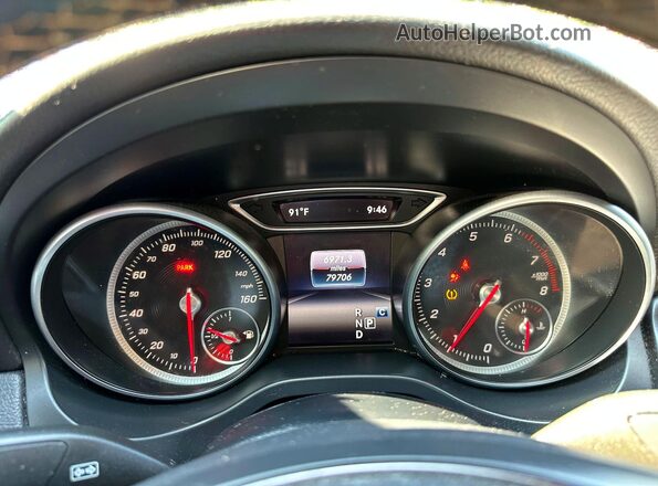 WDDSJ4GB6JN561771 2018 MERCEDES-BENZ CLA-CLASS White უკანა სავარძლების ხედი