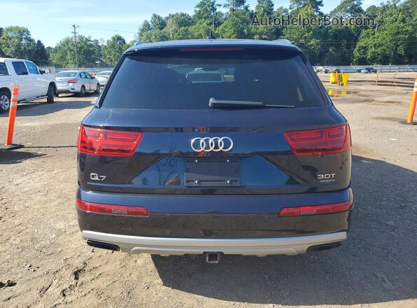 WA1VAAF77HD057274 2017 AUDI Q7 Blue Vista interior delantera