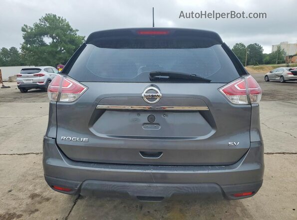 KNMAT2MT7GP725138 2016 NISSAN ROGUE Black წინა სალონის ხედი