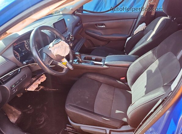 3N1AB8CV7MY254890 2021 NISSAN SENTRA Blue Vista del salpicadero