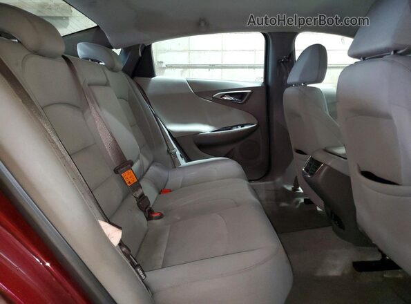1G1ZE5ST0GF206917 2016 CHEVROLET MALIBU Burgundy Rear interior view