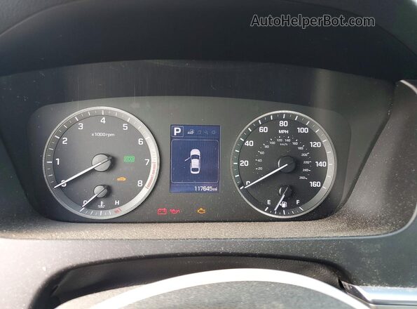 5NPE34AF7GH419676 2016 HYUNDAI SONATA Black Вид задніх сидінь