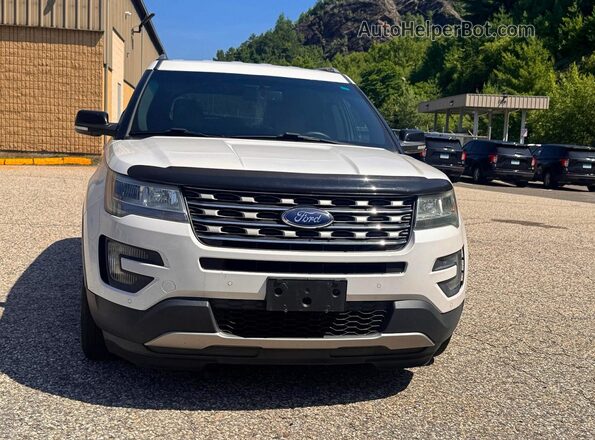 1FM5K8D84GGA87249 2016 FORD EXPLORER Белый Вид задней части салона