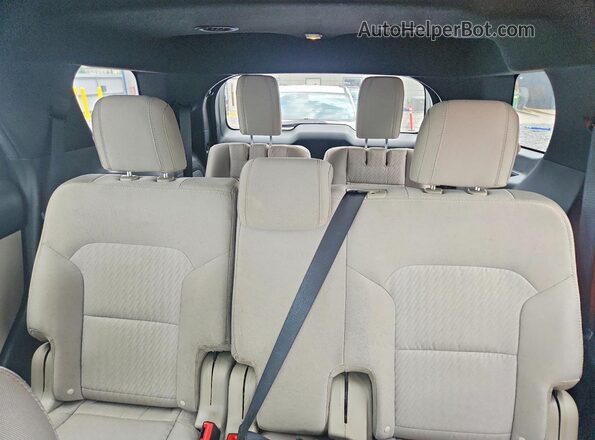 1FM5K8BH3JGC35353 2018 FORD EXPLORER Black Widok wnętrza z tyłu
