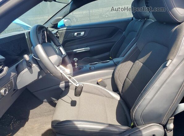 1FA6P8CF0R5417564 2024 FORD MUSTANG Blue Առջևի վահանակի տեսք