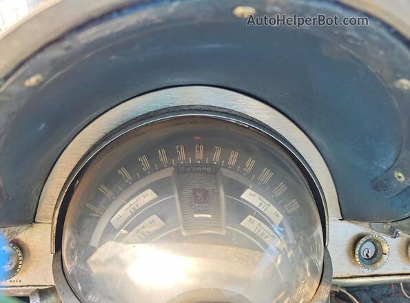 8103115967 1960 CHRYSLER NEW Black Vista del cuadro de instrumentos