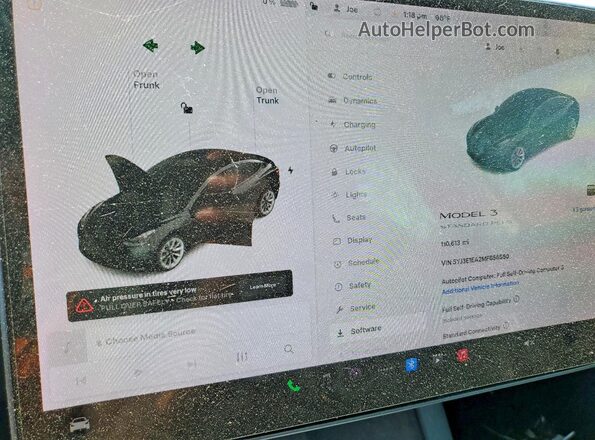 5YJ3E1EA2MF856560 2021 TESLA MODEL Black Vista de los asientos traseros