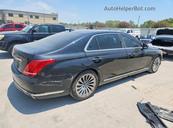 KMHG34JA8HU030593 2017 GENESIS G90 Black Przód prawy