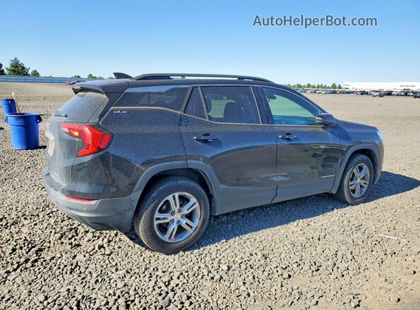 3GKALUEU2JL222689 2018 GMC TERRAIN Black Przód prawy
