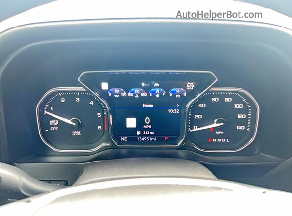 3GTU9FET0LG382141 2020 GMC SIERRA White Widok zestawu wskaźników