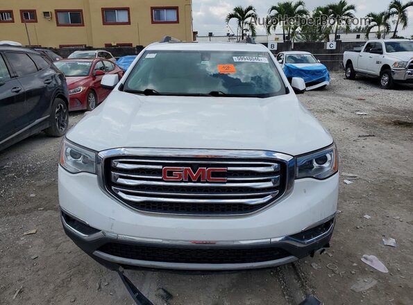1GKKNULS4JZ136180 2018 GMC ACADIA White Вид ззаду