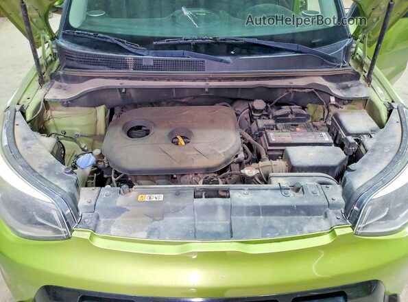 KNDJP3A56G7852172 2016 KIA SOUL Green Vista de la etiqueta del VIN