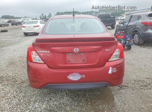 3N1CN7AP4HL896887 2017 NISSAN VERSA Красный Вид салона спереди