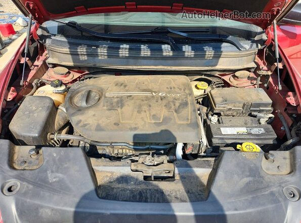 1C4PJLAS5HW617352 2017 JEEP CHEROKEE Red Вид наклейки з VIN-кодом