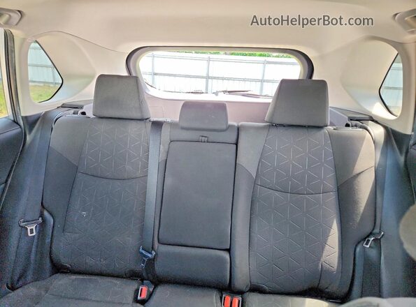 2T3P1RFV0KW058658 2019 TOYOTA RAV4 Silver Rear seats view
