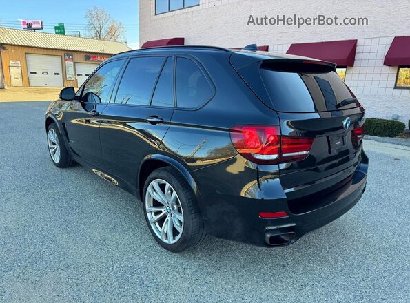 5UXKR6C55J0U15260 2018 BMW X5 Черный Передняя правая четверть