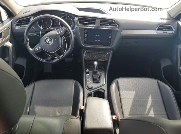 3VV2B7AX9KM036794 2019 VOLKSWAGEN TIGUAN Черный Вид щитка приборов