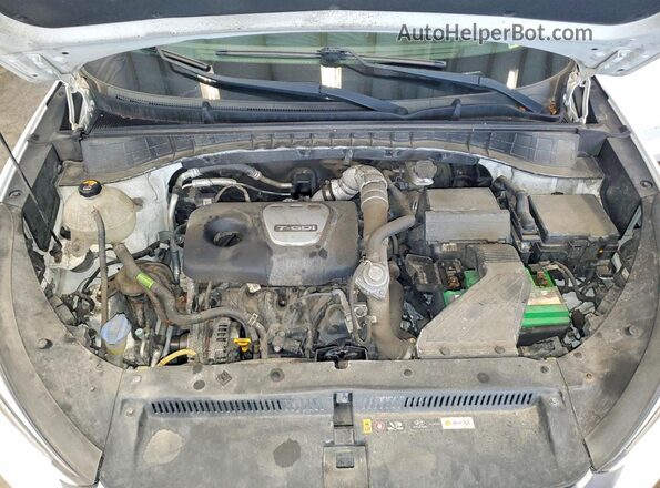 KM8J3CA24JU637976 2018 HYUNDAI TUCSON White Widok naklejki z numerem VIN