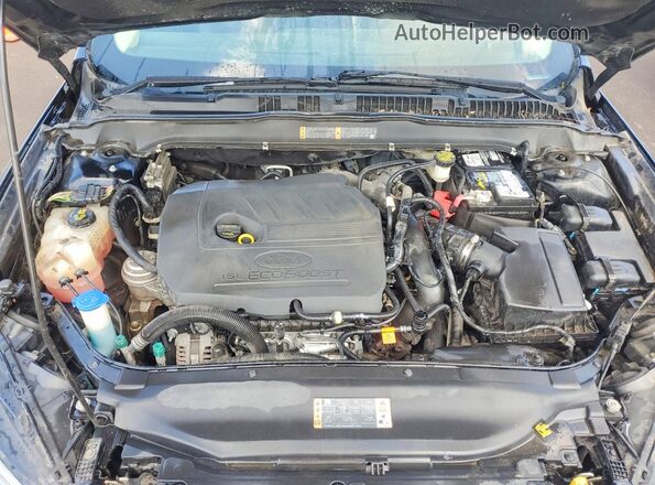 3FA6P0HD2HR270586 2017 FORD FUSION Black Vista del compartimento del motor