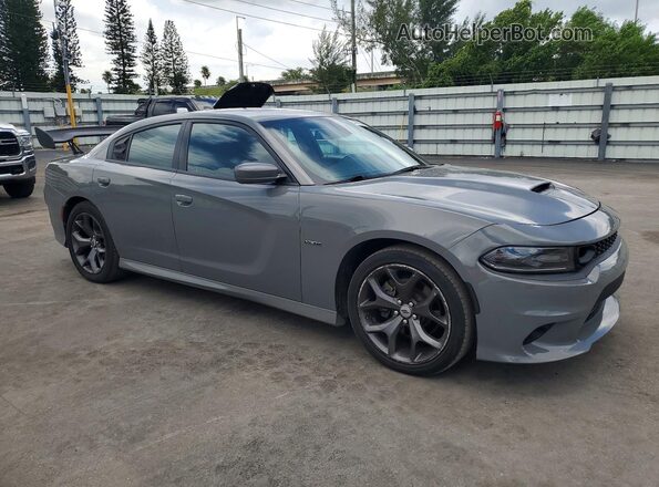 2C3CDXCT0KH619328 2019 DODGE CHARGER Gray წინა ხედი