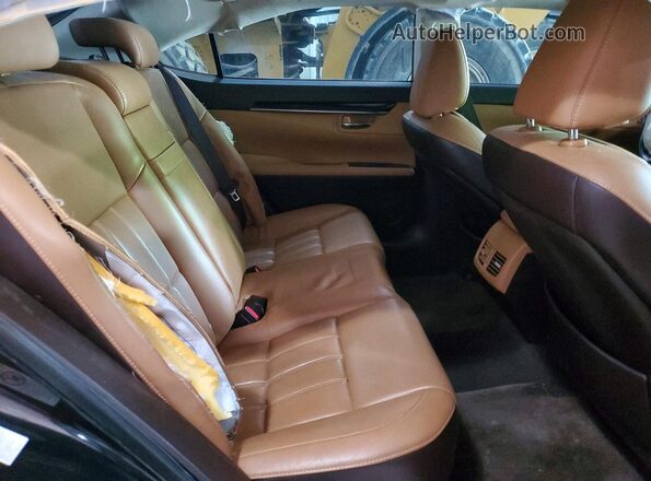 58ABK1GG7GU007644 2016 LEXUS ES Black უკანა სალონის ხედი