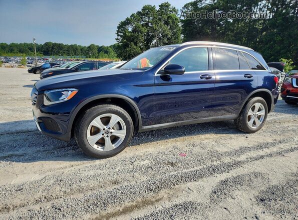 WDC0G4KB2HV007882 2017 MERCEDES-BENZ GLC-CLASS Blue Հետևի ձախ