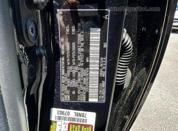 5TDJY5G14KS167454 2019 TOYOTA SEQUOIA Black Вид задньої частини салону