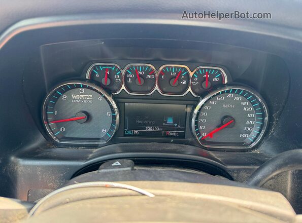 1GTV2NEC2JZ180238 2018 GMC SIERRA White Вид щитка приладів