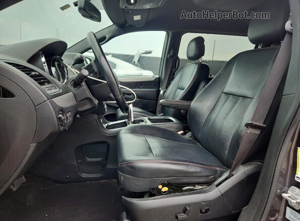 2C4RDGEG7HR765184 2017 DODGE GRAND Серый Вид панели приборов