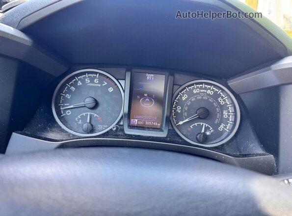 3TMCZ5ANXKM239629 2019 TOYOTA TACOMA Charcoal ხელსაწყოთა პანელის ხედი